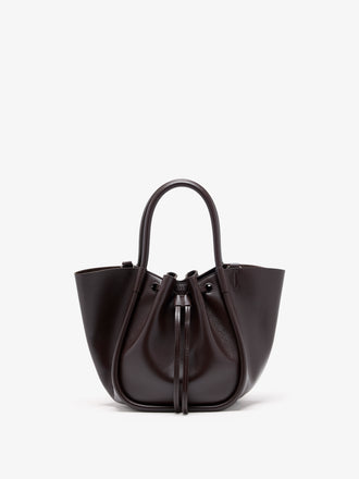 Proenza Schouler Back image of Small Ruched Tote in Espresso