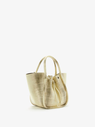 Proenza Schouler Side image of Small Ruched Tote in Printed Ayers in Resin