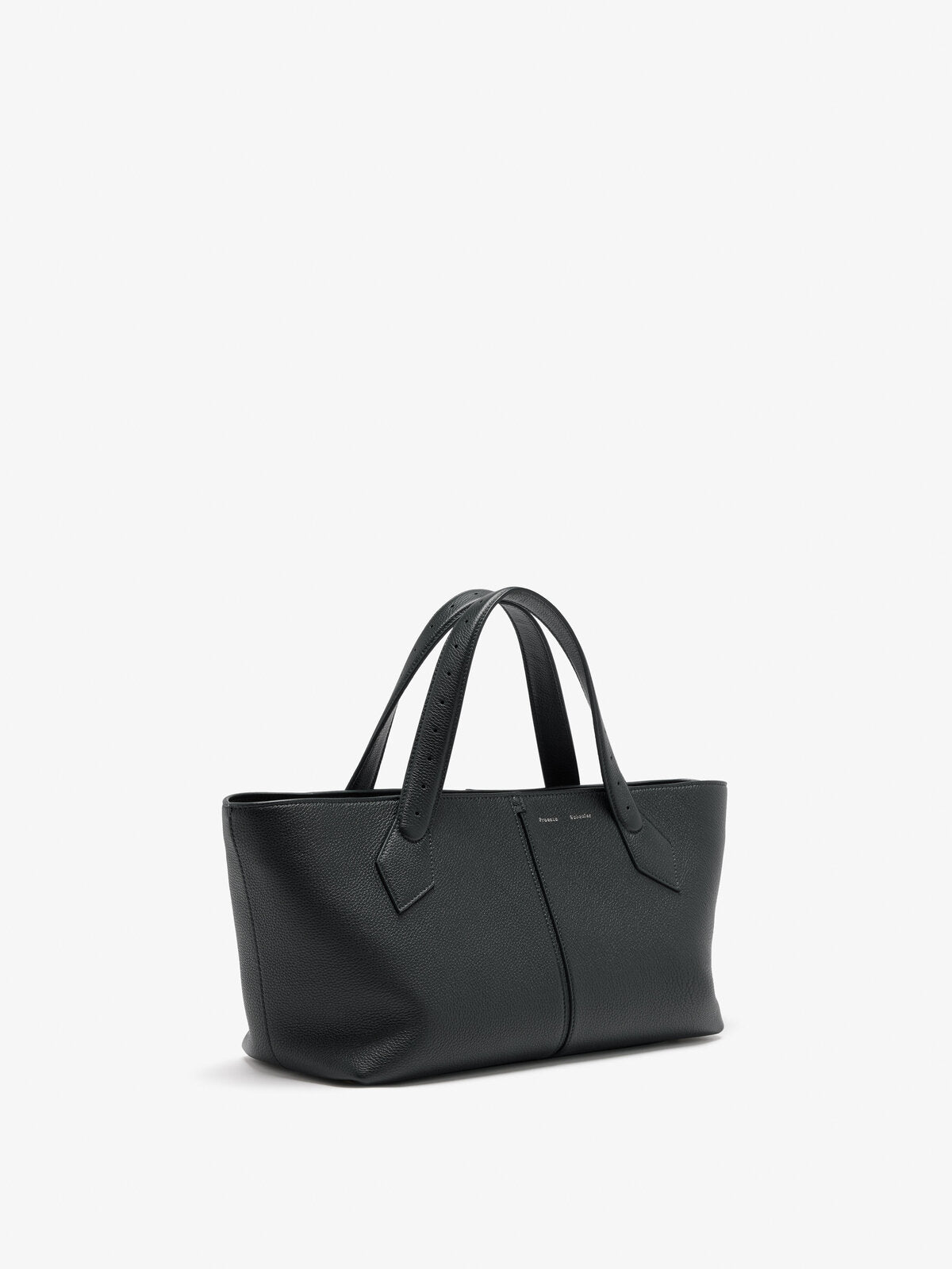 Proenza Schouler East West Chelsea Tote in Pebbled Calf - Black