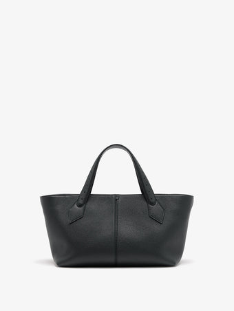 Proenza Schouler Back image of East West Chelsea Tote in Pebbled Calf in Black