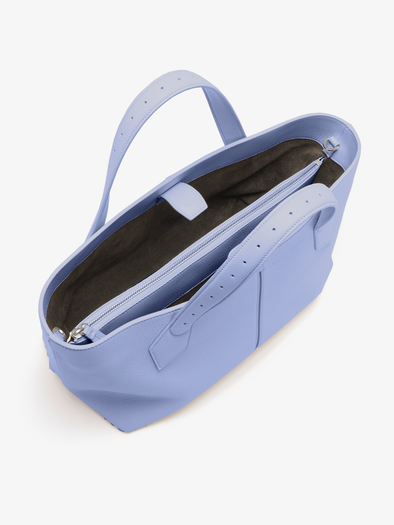 Proenza Schouler Aerial image of East West Chelsea Tote in Pebbled Calf in Wisteria