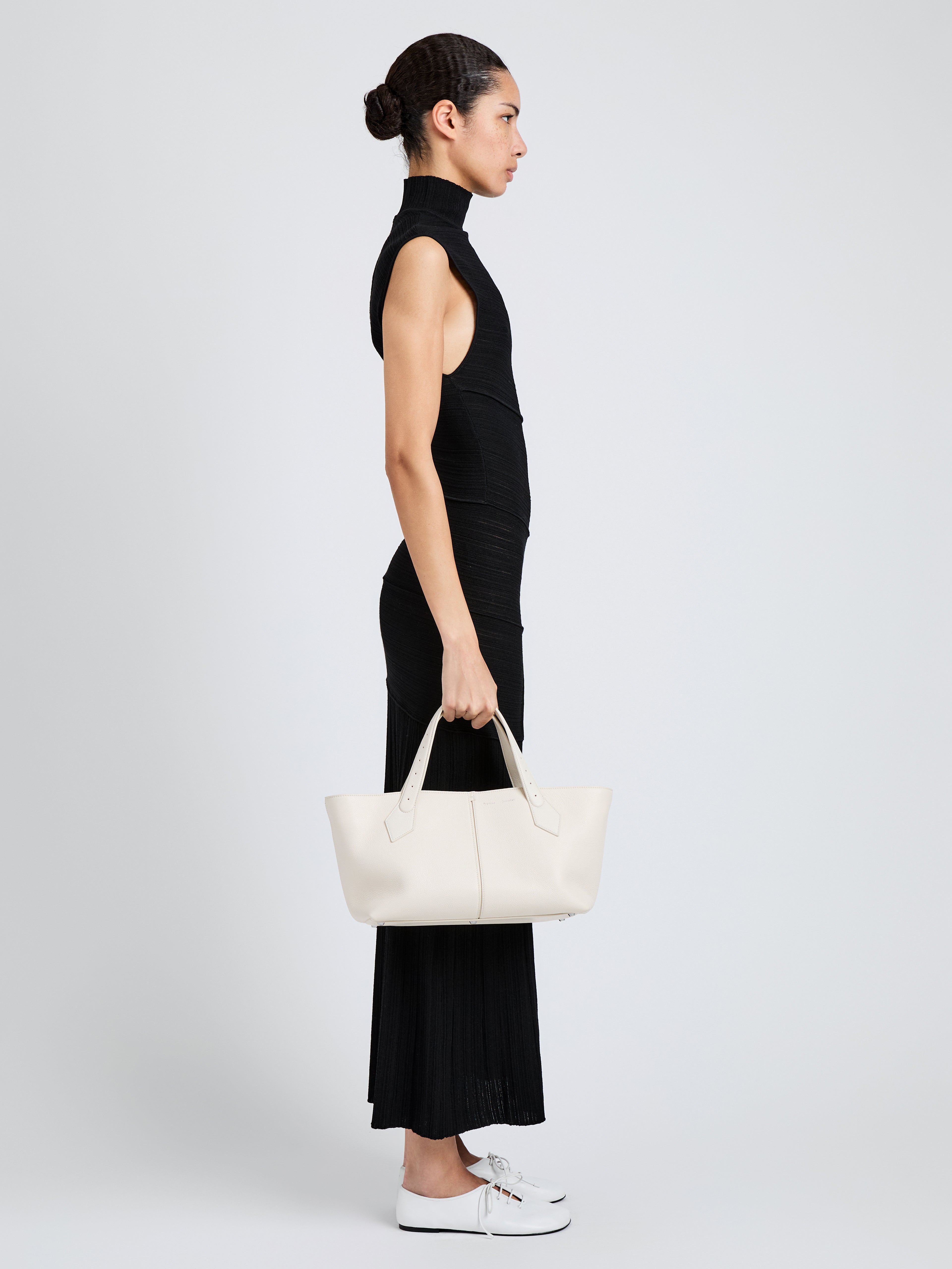 Proenza Schouler East West Chelsea Tote in Pebbled Calf - Soft