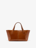 Proenza Schouler Front image of East West Chelsea Tote in Soft Veg Calf in Saddle