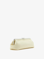 Proenza Schouler Side image of Armory Clutch in Nappa Plonge in Ivory