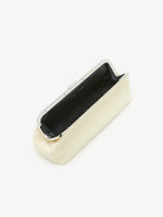Proenza Schouler Aerial image of Armory Clutch in Nappa Plonge in Ivory