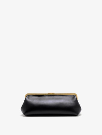 Proenza Schouler Back image of Armory Clutch in Nappa Plonge in Black