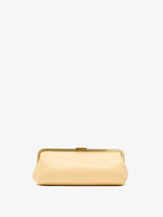 Proenza Schouler Front image of Armory Clutch in Nappa Plonge in Birch
