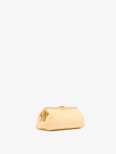 Proenza Schouler Side image of Armory Clutch in Nappa Plonge in Birch