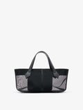 Proenza Schouler Front image of East West Chelsea Tote in Mesh in Black
