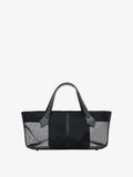Proenza Schouler Back image of East West Chelsea Tote in Mesh in Black