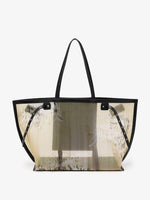 Proenza Schouler Back image of Days Carryall in Printed Mesh in Artichoke Multi