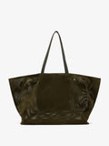 Proenza Schouler Back image of Days Carryall in Perforated Suede in Olive