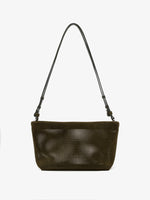 Proenza Schouler Front image of Bond Bag in Perforated Suede in Olive