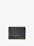 Proenza Schouler Back image of Zip Pouch in Intarsia in BlackEspresso