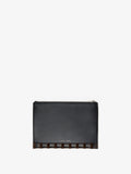 Proenza Schouler Back image of Zip Pouch in Intarsia in BlackEspresso