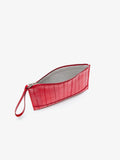 Proenza Schouler Aerial image of Zip Pouch in Eel in Red
