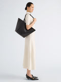 Proenza Schouler Image of model wearing Hex Tote in European Calf in Black