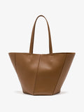 Proenza Schouler Front image of Hex Tote in European Calf in Walnut