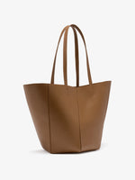 Proenza Schouler Side image of Hex Tote in European Calf in Walnut