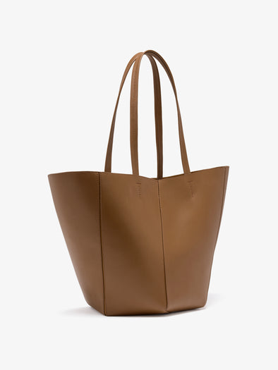 Proenza Schouler Side image of Hex Tote in European Calf in Walnut