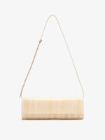 Proenza Schouler Front image of Hobo Slide Bag in Soft Suede in Olive cinched