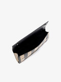 Proenza Schouler Aerial image of Hex Clutch in Striped Eel in Black Ivory