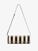 Proenza Schouler Front image of Hobo Slide Bag in Soft Suede in Olive cinched