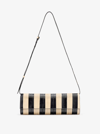 Proenza Schouler Front image of Hobo Slide Bag in Soft Suede in Olive cinched