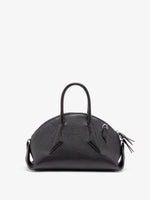 Proenza Schouler Front image of Small Bowler Bag in Shiny Goat in Ebony