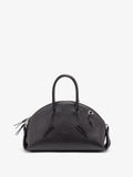 Proenza Schouler Back image of Small Bowler Bag in Shiny Goat in Ebony