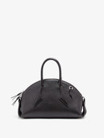 Proenza Schouler Back image of Small Bowler Bag in Shiny Goat in Ebony