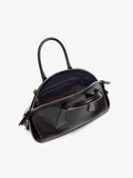 Proenza Schouler Aerial image of Small Bowler Bag in Shiny Goat in Ebony