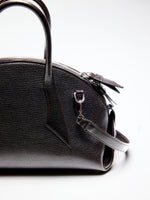 Proenza Schouler Front image of Days Tote in Soft Suede in Chocolate with sides cinched