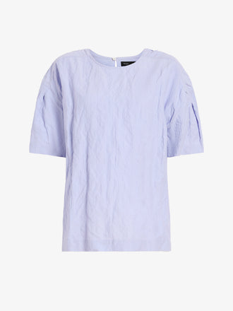 Proenza Schouler Still Life Image of Hansly Top in Memory Cotton in Wisteria