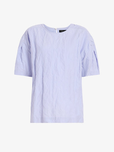 Proenza Schouler Still Life Image of Hansly Top in Memory Cotton in Wisteria