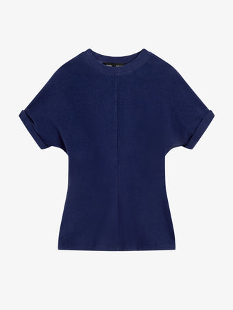 Proenza Schouler Still Life image of the Hilda TShirt in Eco Jersey in Navy