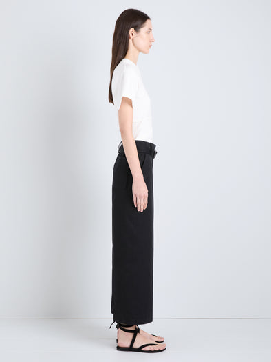 Proenza Schouler Side cropped on Model  Image of Hilma Top in Eco Cotton in Jersey in White