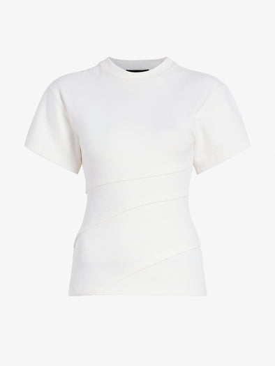 Proenza Schouler Still Life Image of Hilma Top in Eco Cotton in Jersey in White