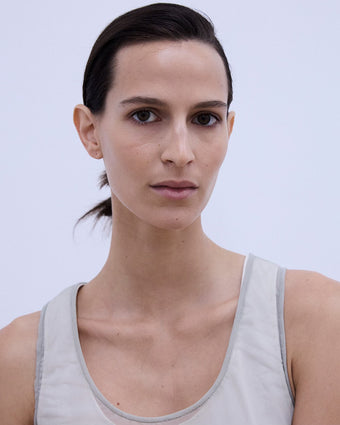 image of model Jeanne Cadieu at SS24 Proenza Schouler show