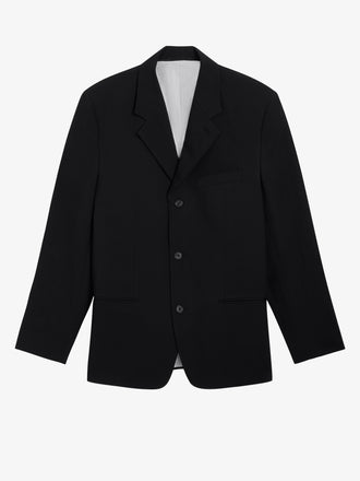 Proenza Schouler Still Life image of James Jacket in Wool Suiting in Black