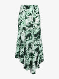 Proenza Schouler Still Life image of Joelle Skirt in Printed Silk Viscose in Dark Green Multi