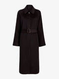 Proenza Schouler Flat image of  Juliette Coat in Brushed Wool in HICKORY