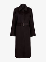 Proenza Schouler Flat image of  Juliette Coat in Brushed Wool in HICKORY