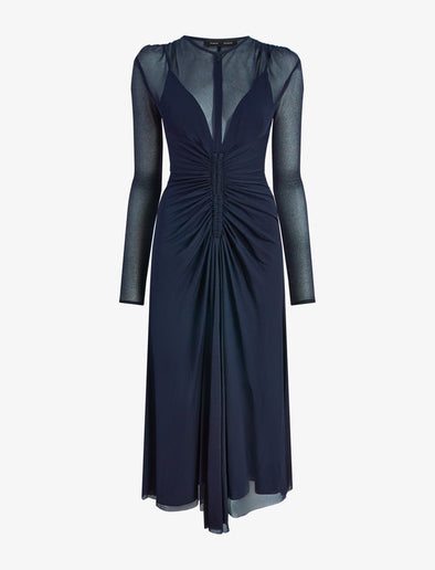 Proenza Schouler Still Life image of Kerstin Dress in Crepe Jersey in Midnight