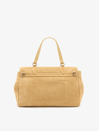 Proenza Schouler Back Still Life Image of Large PS1 Walker in Calf Suede in Hazelnut
