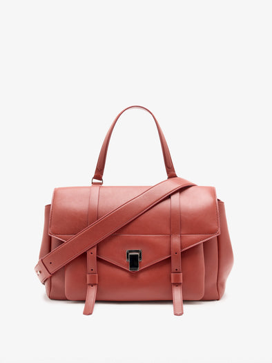 Proenza Schouler Front Still Life Image of Large PS1 Walker in Smooth Calf in Paprika
