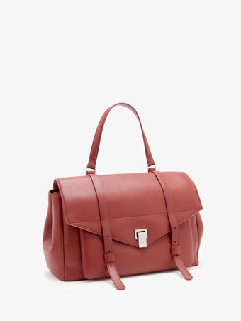 Proenza Schouler Side Still Life Image of Large PS1 Walker in Smooth Calf in Paprika