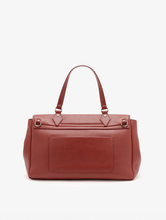 Proenza Schouler Back Still Life Image of Large PS1 Walker in Smooth Calf in Paprika