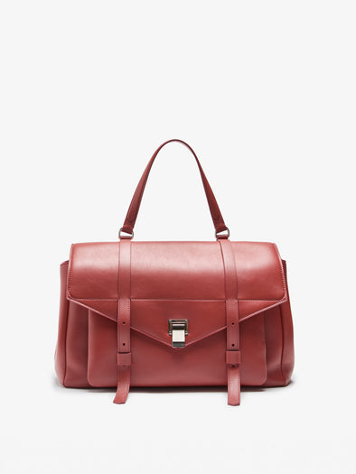 Proenza Schouler Front Still Life Image of Large PS1 Walker in Smooth Calf in Paprika