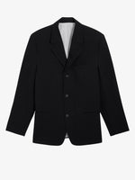 Proenza Schouler Still Life image of James Jacket in Wool Suiting in Black